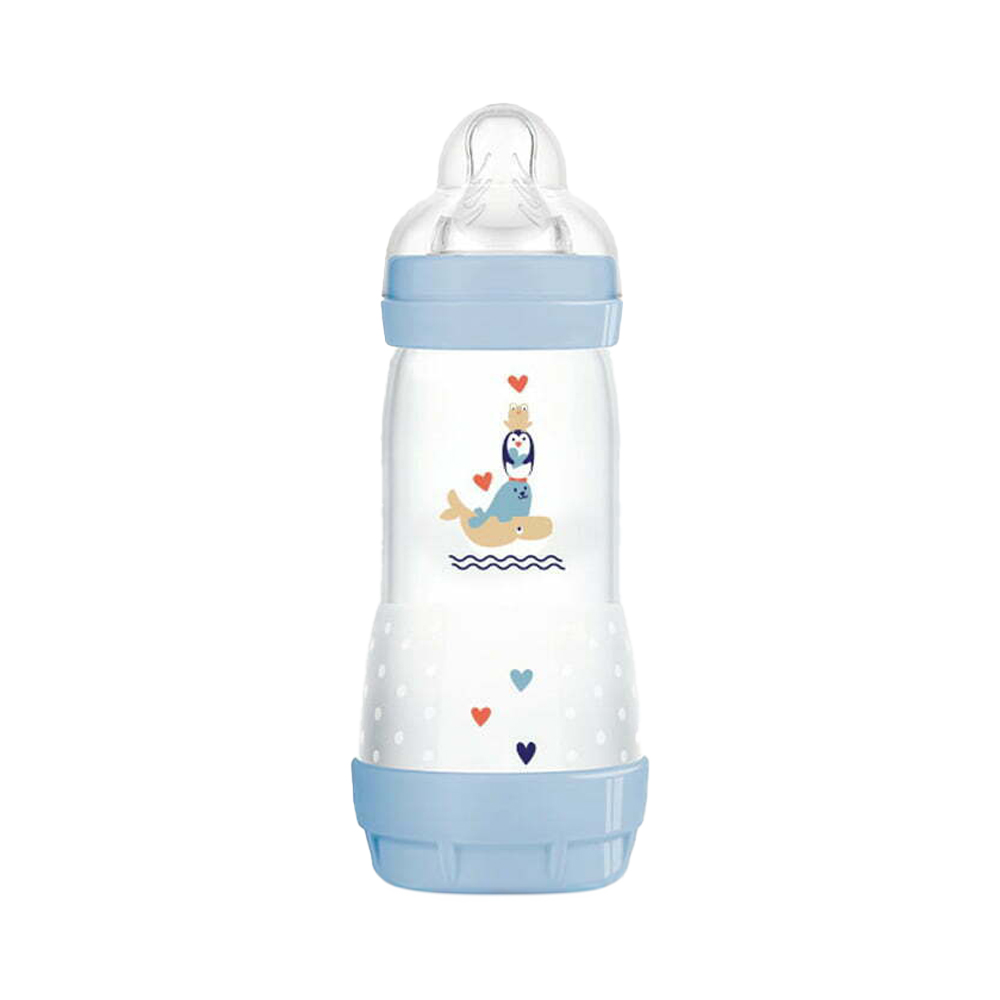MAM - EASY START ANTI-COLIC Πλαστικό Μπιμπερό ΘΣ 4m+ (αγόρι) - 320ml